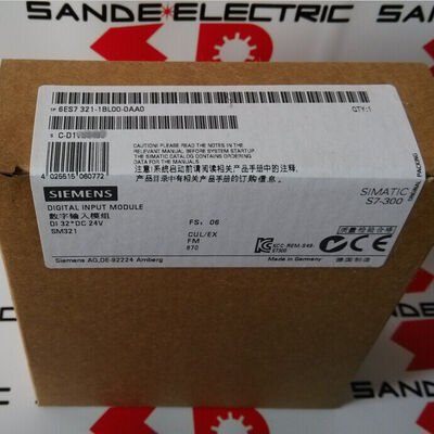 6ES7321-1BL00-0AA0 SIEMENS 6ES73211BL000AA0 6ES7 321-1BL00-0AA0 DIGITAL INPUT