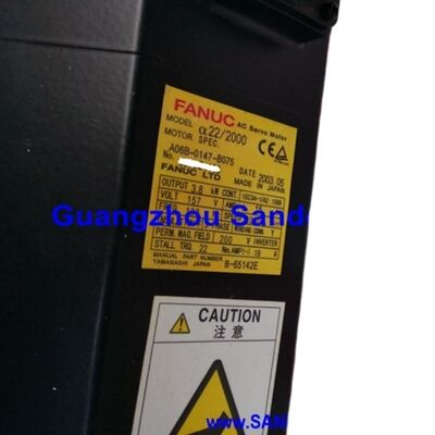Fanuc A22/2000 A06B-0147-B075 Servo Motor  A06B-0147-B075   A06B0147B075   AO6B-O147-BO75