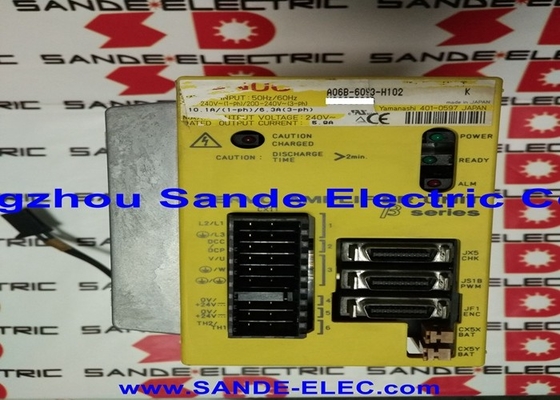 Fanuc Servo Amplifier Unit 200-240VAC 6.3A/5.9Amps  A06B-6093-H102  A06B6093H102   AO6B-6O93-H1O2