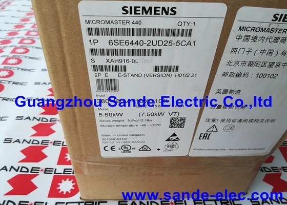 SIEMENS INVERTER 6SE6440-2UD25-5CA1 6SE64402UD255CA1 Siemens Frequency converter 6SE644O-2UD25-5CA1