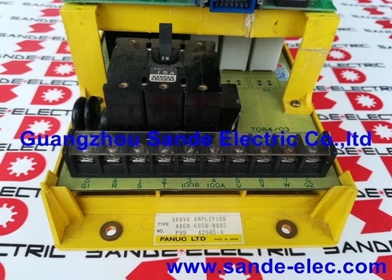 USED FANUC  SERVO AMPLIFIER  A06B-6058-H005  A06B6058H005  AO6B-6O58-HOO5  IN GOOD CONDITION