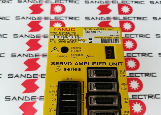 A06B-6093-H151 FANUC AC Servo Amplifier Unit A06B6093H151 AO6B-6O93-HI5I