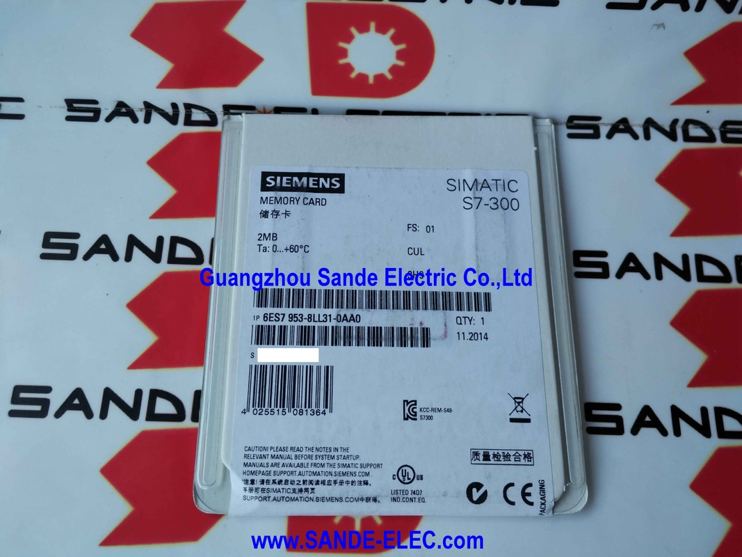 SIMATIC  MICRO MEMORY CARD  6ES7953-8LL31-0AA0  6ES7 953-8LL31-0AA0  6ES7953-8LL31-OAAO