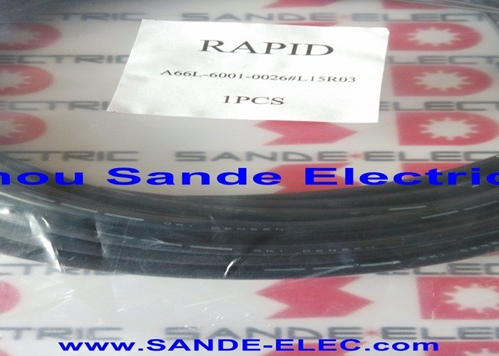 FANUC fiber optic cable  A66L-6001-0026#L15R03    A66L-6001-0026/L15R03    A66L-6OO1-OO26#L15RO3
