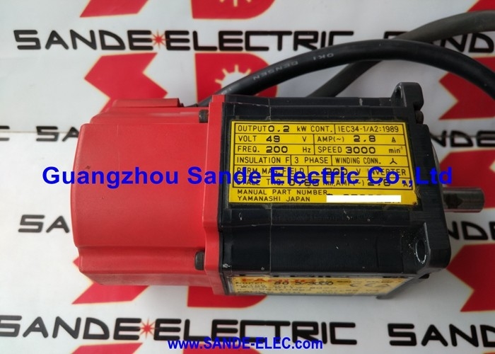Fanuc AC Servo Motor  A06B-1404-B904#F302  A06B1404B904#F302 AO6B-14O4-B9O4#F3O2