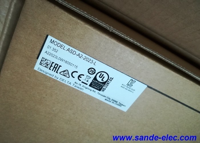 DELTA AC servo motor driver kit 2.0kw 3000rpm 6.37Nm  ASD-A2-2023-L