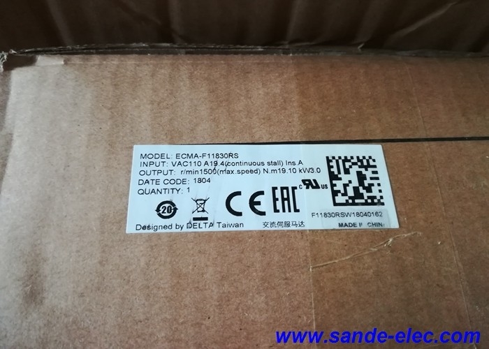 Delta ECMA-F11830RS AC servo motor driver kit 3.0kw 1500rpm 19.1Nm