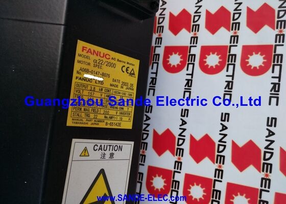 Fanuc a22/2000 A06B-0147-B075 Servo Motor  A06B-0147-B075   A06B0147B075   AO6B-O147-BO75