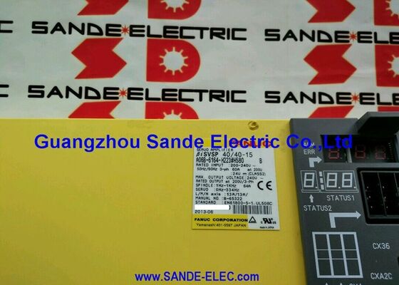 FANUC SERVO AMPLIFIER MODULE A06B-6164-H223#H580   A06B6164H223#H580  AO6B-6164-H223#H58O    A06B-6164-H223/H580