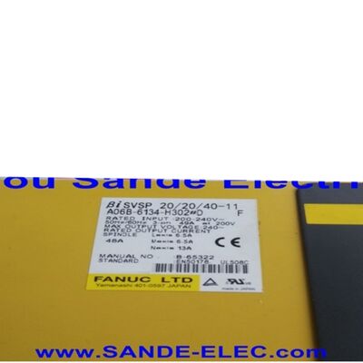 A06B-6134-H303 FANUC AC Servo Amplifier Unit A06B6134H303 A06B-6I34-H303