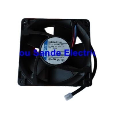 4114N-12HR New emb-Papst 4114N/12HR 4114N 12HR  DC24V 345mA 8.3W Cooling Fan