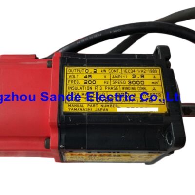 Fanuc AC Servo Motor A06B-0374-B175  A06B0374B175 AO6B-O374-B175