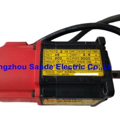 Fanuc AC Servo Motor  A06B-0212-B605  A06B0212B605  AO6B-O212-B6O5