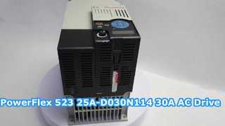 Allen-Bradley 25A-D030N114 PowerFlex 523 AC Drive Product demonstration video